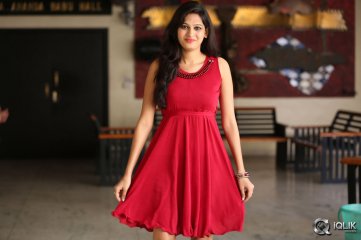 Swetha Jadhav at London Life Movie Press Meet